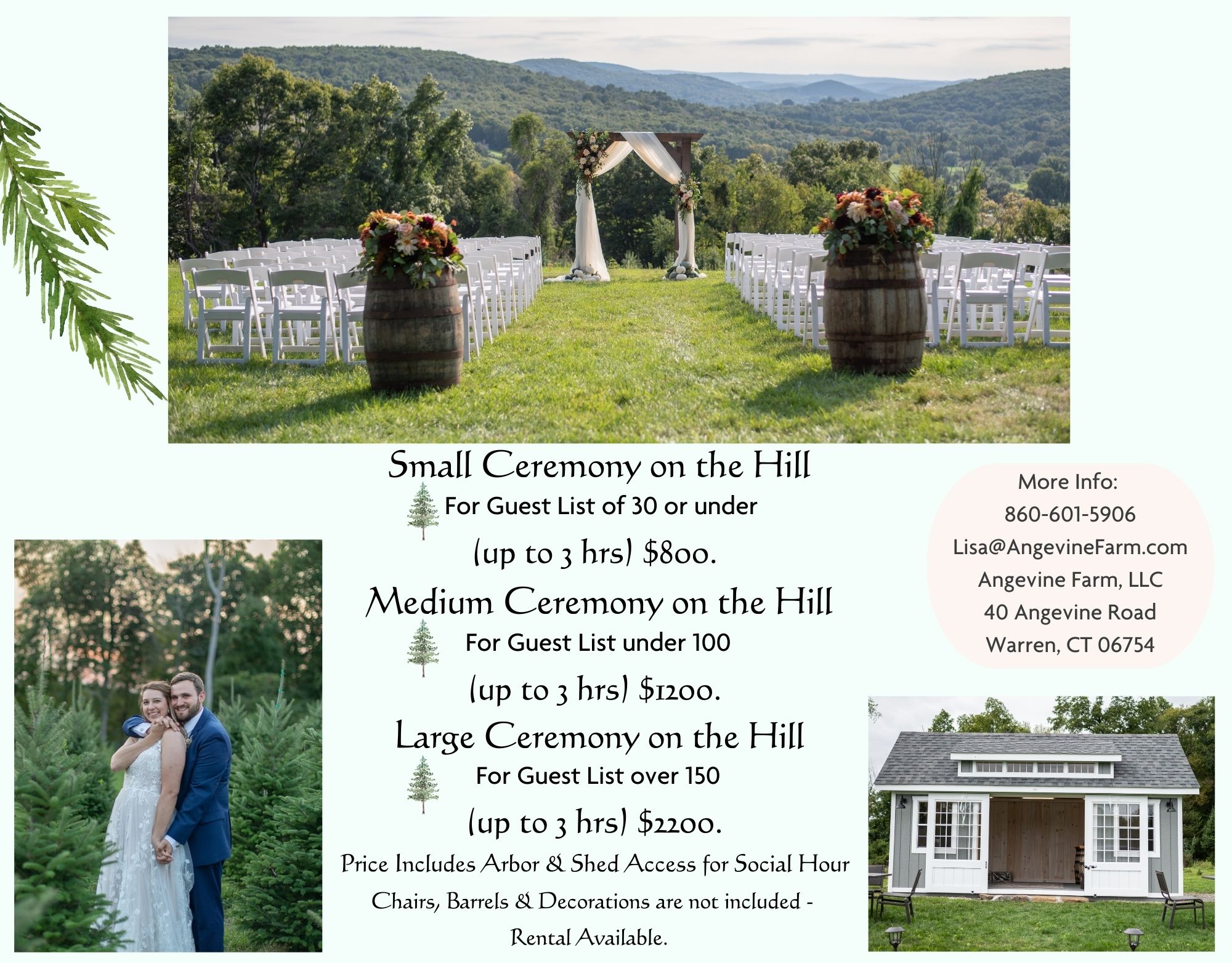 Scenic Site Rentals Angevine Farm